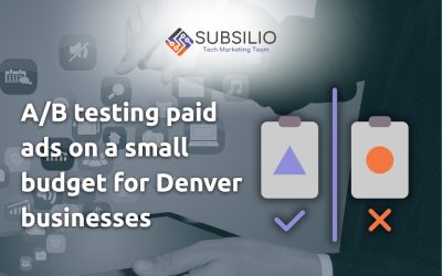 A/B testing paid ads on a small budget for Denver businesses
